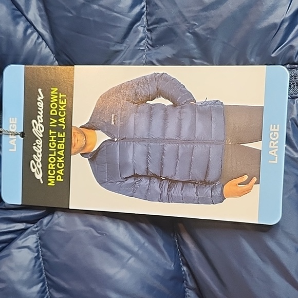 *Eddie Bauer Microlight IV Down Packable Jacket - Picture 5 of 9